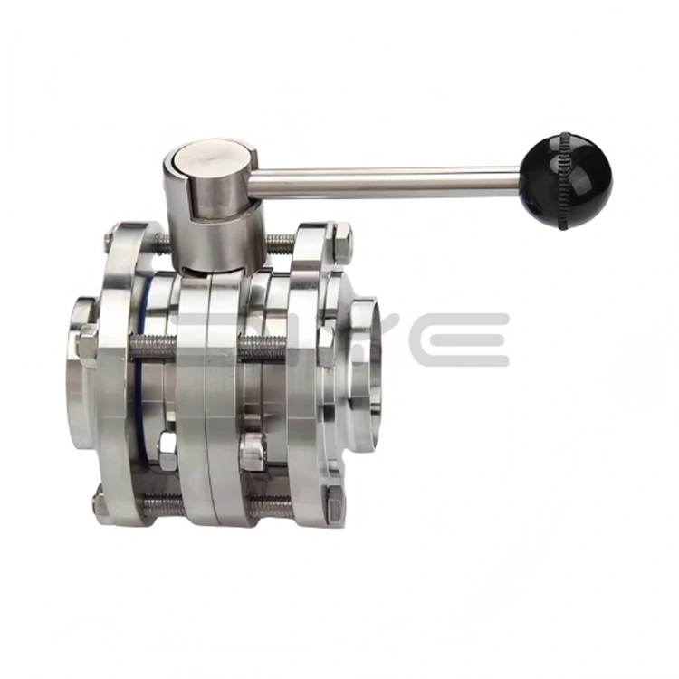 Sanitarni 3-delni loputni ventil za sisteme za nadzor higienskih tekočin