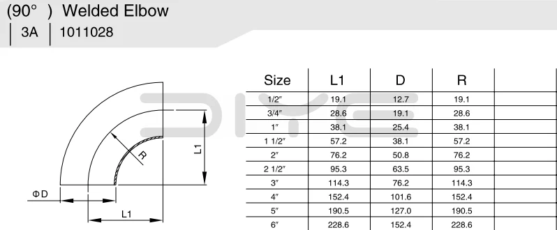 Sanitary Stainless Steel Elbow