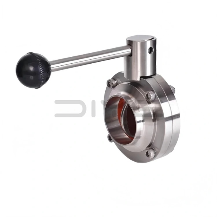 Svetlobni sanitarni metuljasti ventil SMS