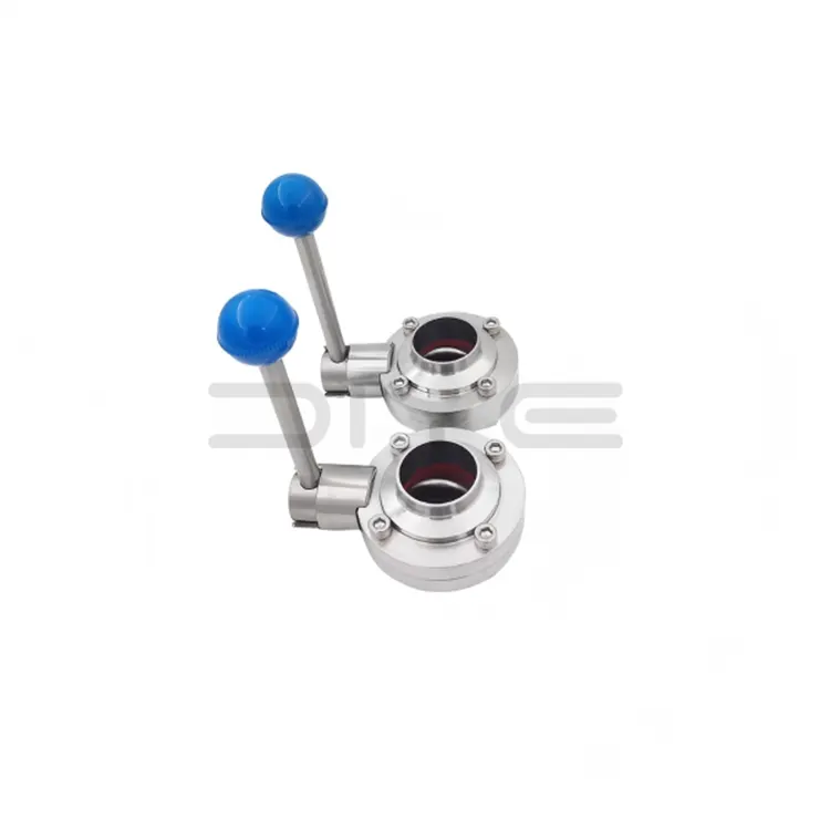 Sanitarni varjeni metuljasti ventil